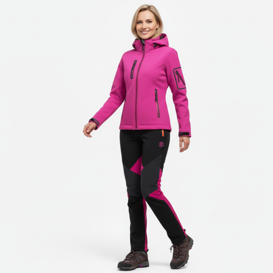 Zestaw softshell dla kobiet – wodoodporny – na ekstremalne warunki