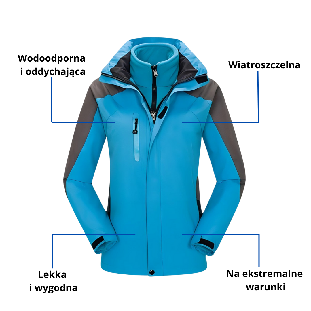 Kurtka softshell damska – wodoodporna – lekka i wygodna