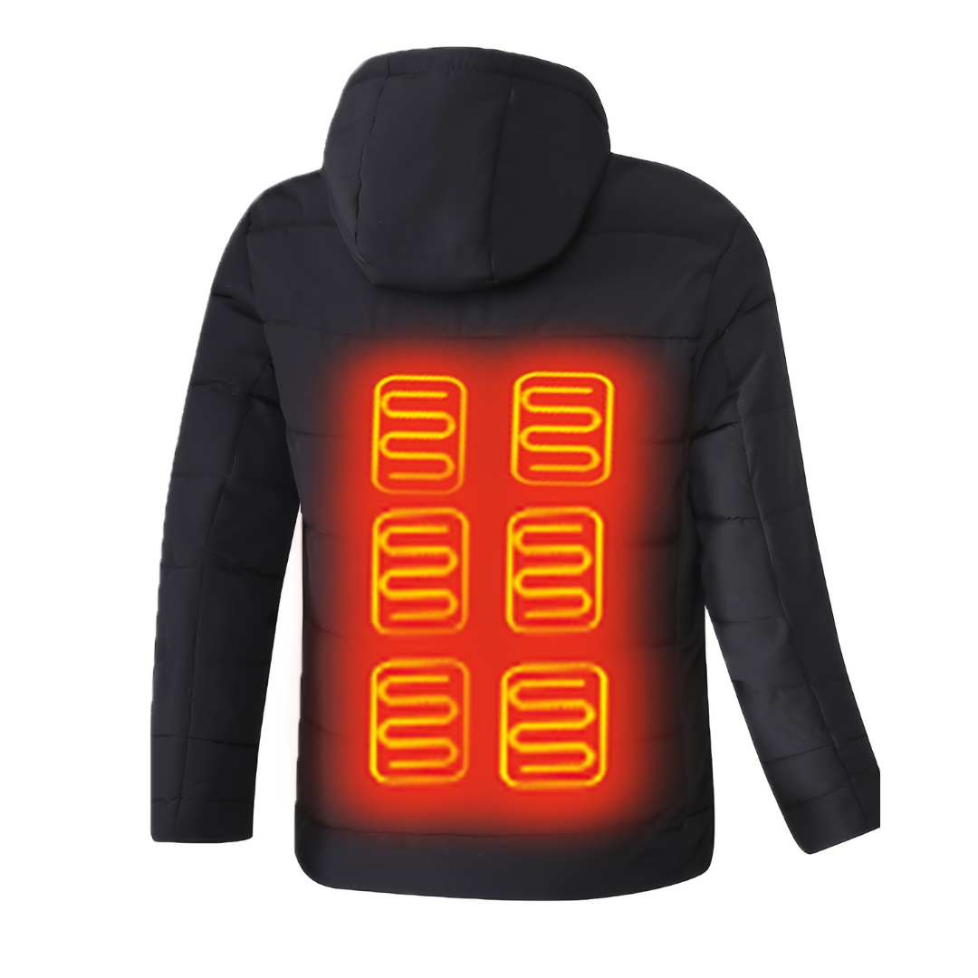Kurtka Softshell Ogrzewana – Wodoodporna i Wiatroszczelna – Męska Outdoor