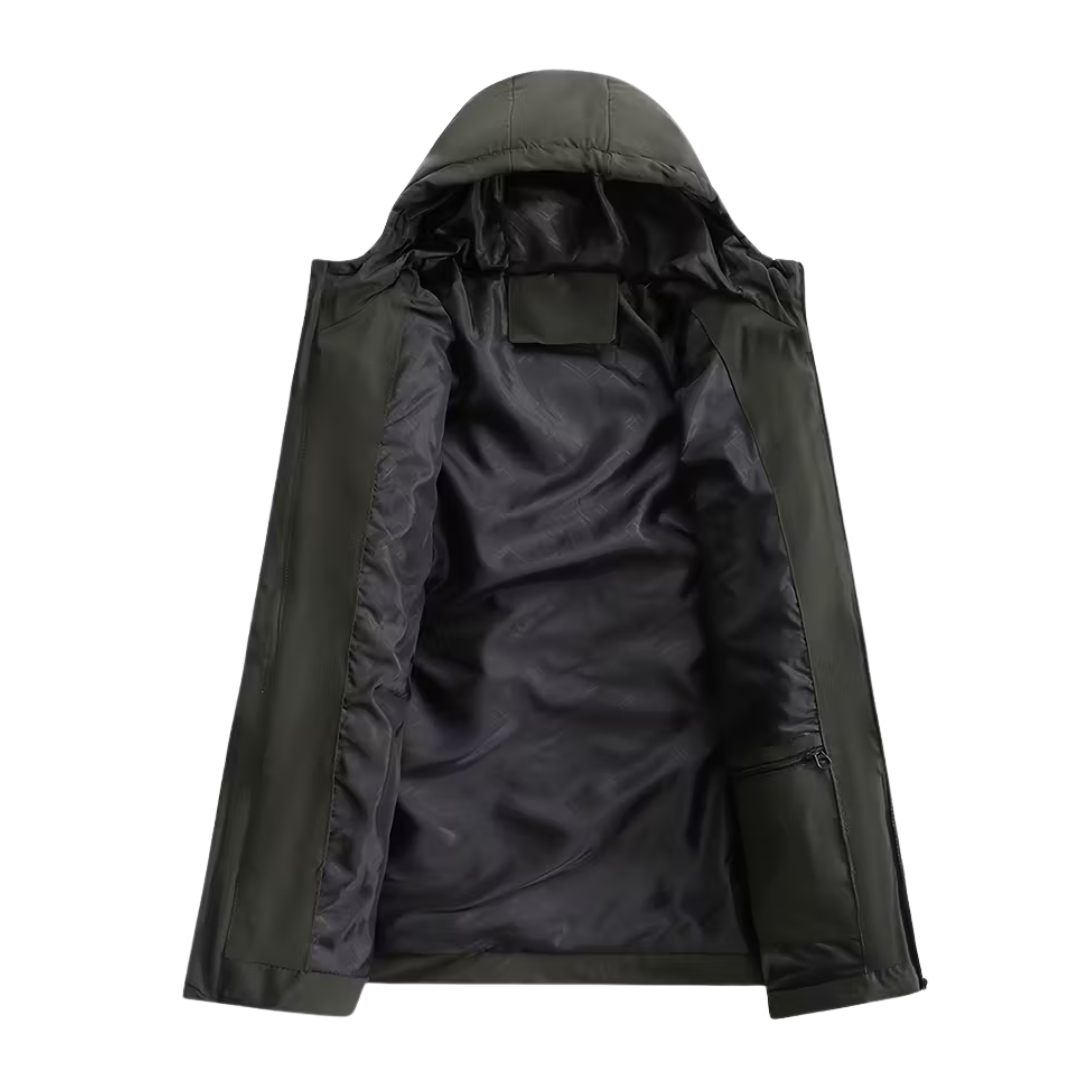 Kurtka Softshell Ogrzewana – Wodoodporna i Wiatroszczelna – Męska Outdoor
