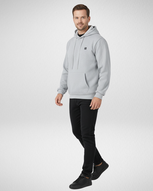 Bluza z Kapturem Męska Ogrzewana – 7 Elementów Grzewczych – Jesień/Zima