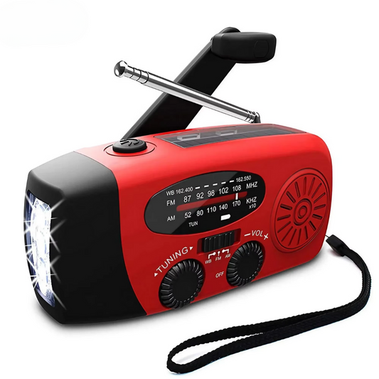 Radio Awaryjne – Dynamo Solarne – Latarka LED