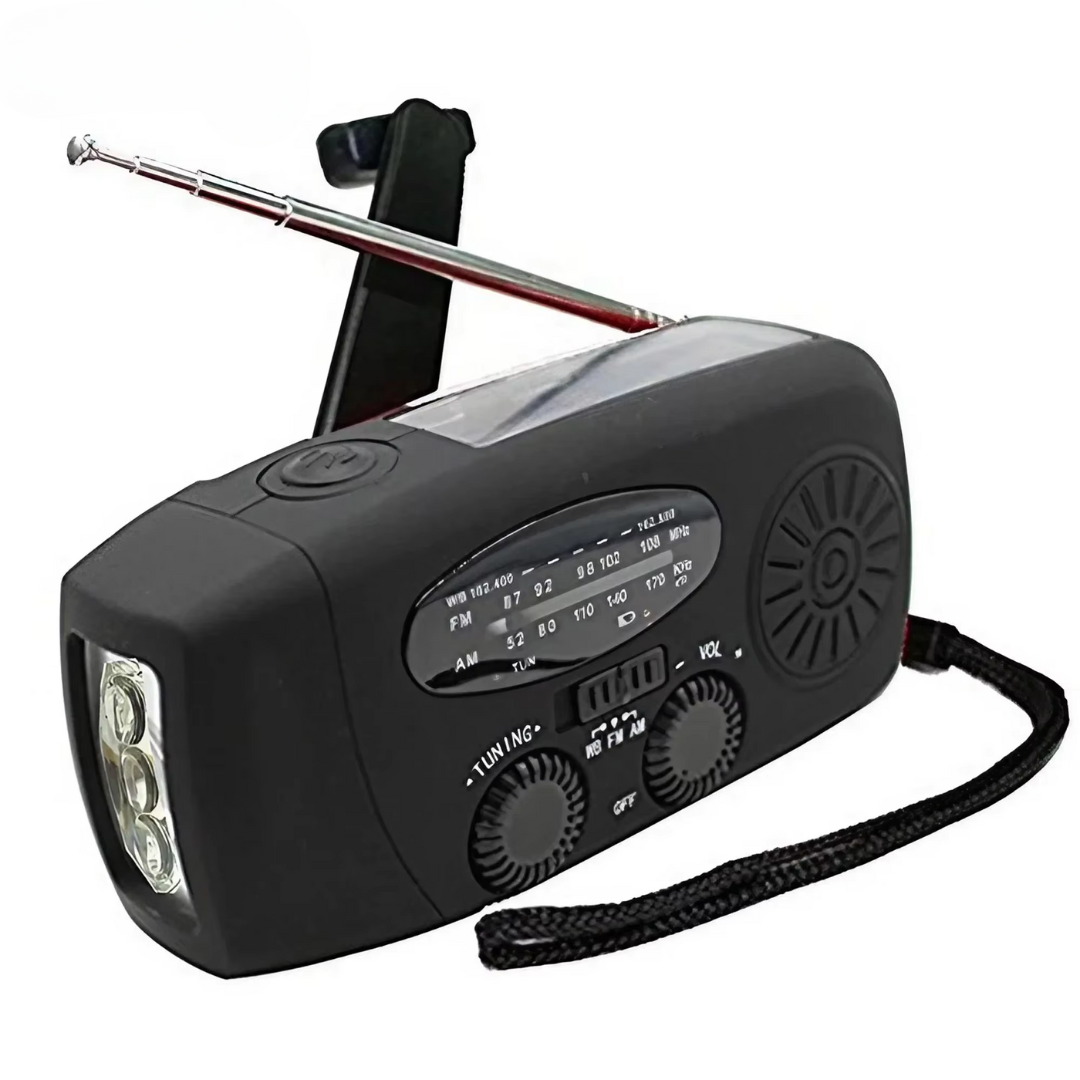 Radio Awaryjne – Dynamo Solarne – Latarka LED