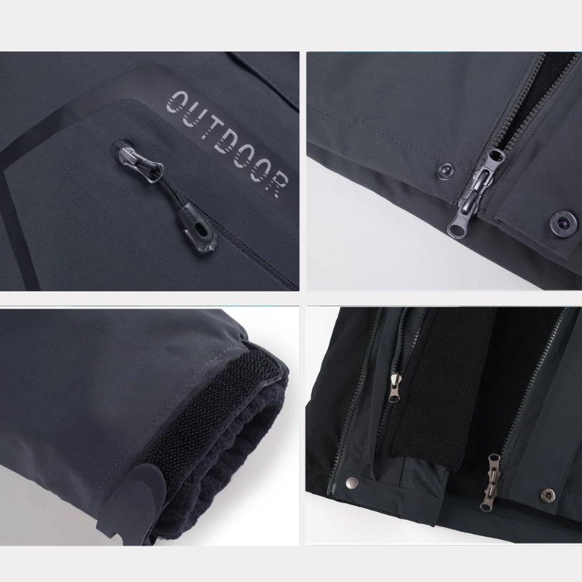 Męska Kurtka Softshell – Zimowa Outdoor – Wodoodporna Ciepła