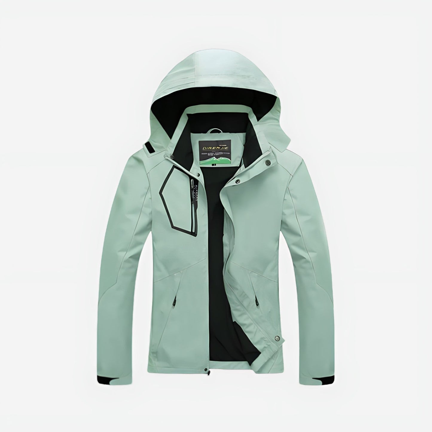 Kurtka Softshell – Damska Wodoodporna – Z Kapturem