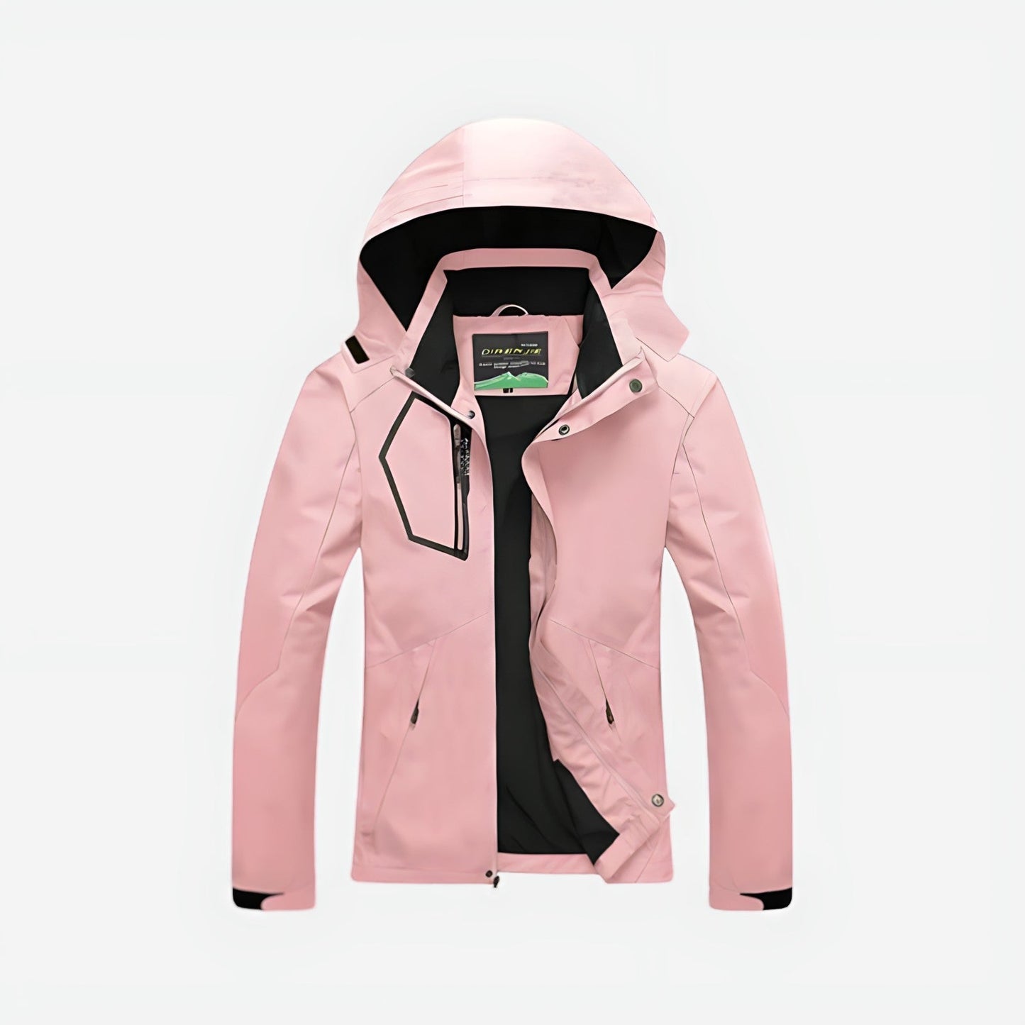 Kurtka Softshell – Damska Wodoodporna – Z Kapturem