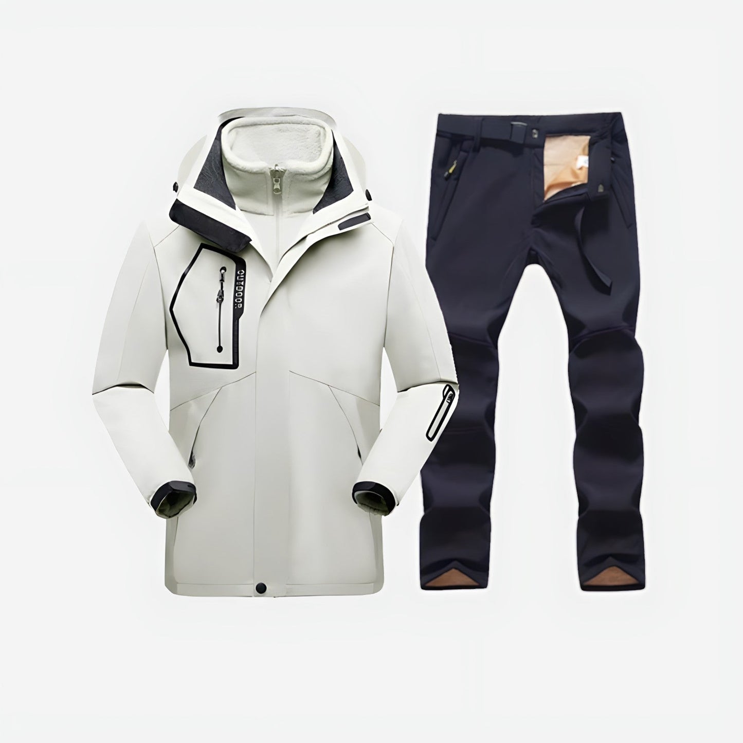 Męska Kurtka Softshell – Zimowa Outdoor – Wodoodporna Ciepła