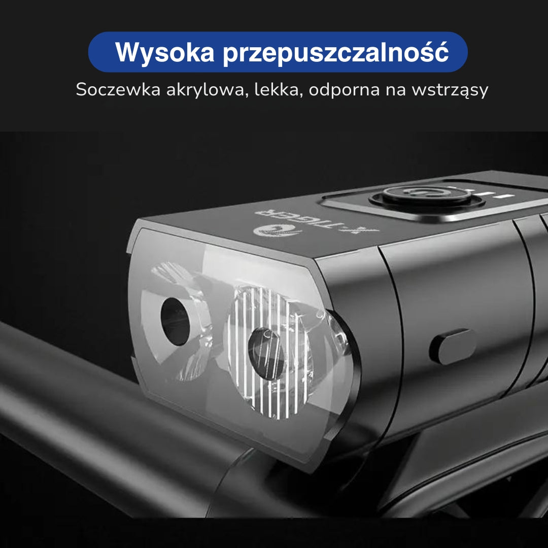 Lampa Rowerowa USB – Przód Tył – LED Ładowalna