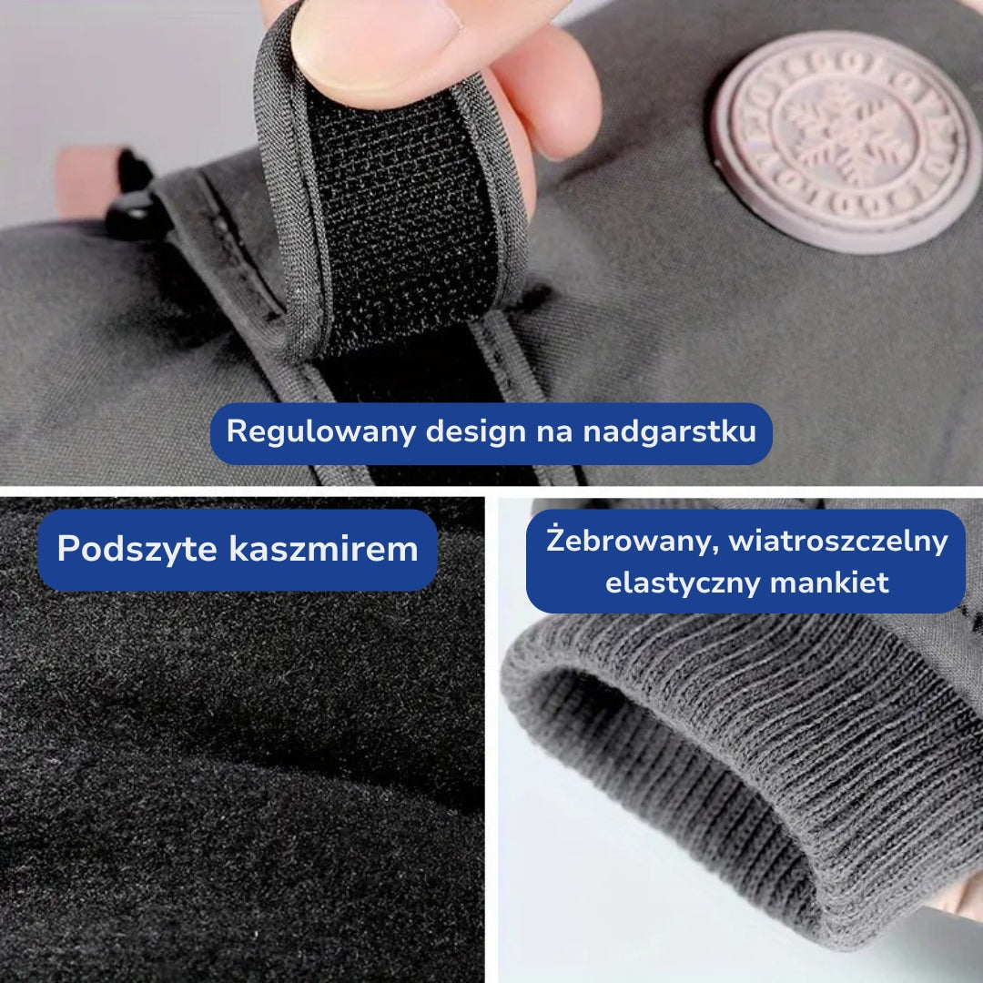 Rękawiczki Zimowe – Wodoodporne Ciepłe – Dotykowe Outdoor