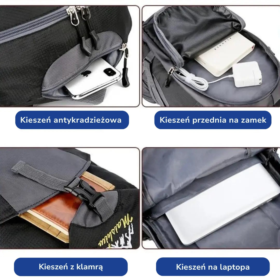 Plecak Turystyczny – Wodoodporny 40L – Outdoor Trekking