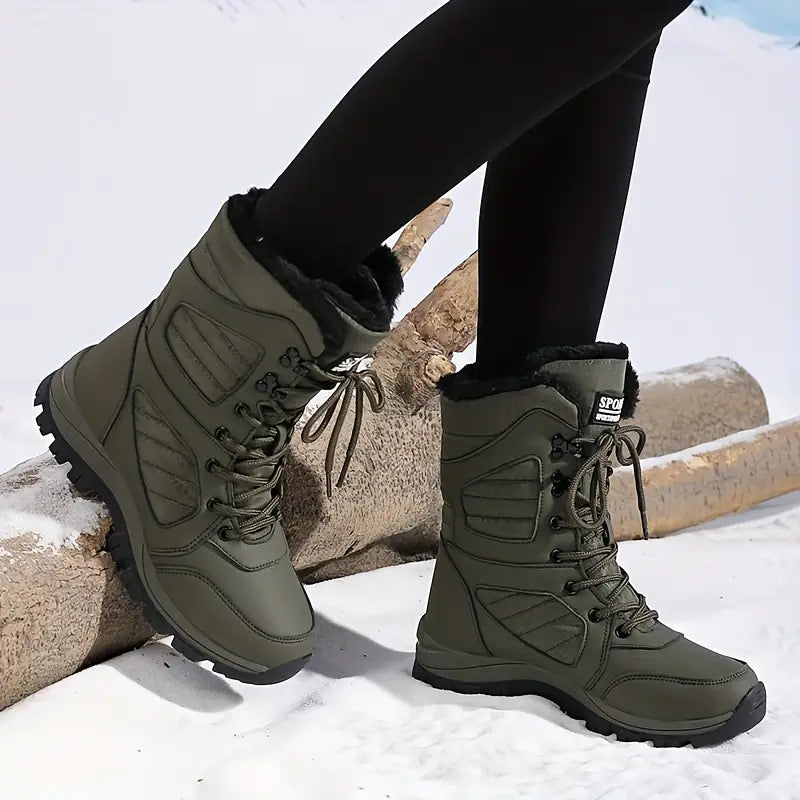 Buty zimowe – wodoodporne ciepłe – damskie śniegowce