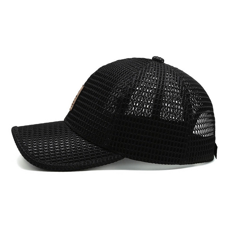Czapka Trucker Męska Siatkowa - Ochrona UV - Regulowana