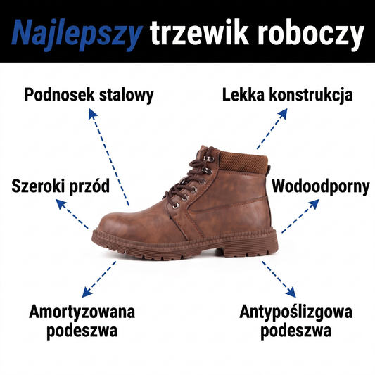 trzewiki robocze - infografika produktu