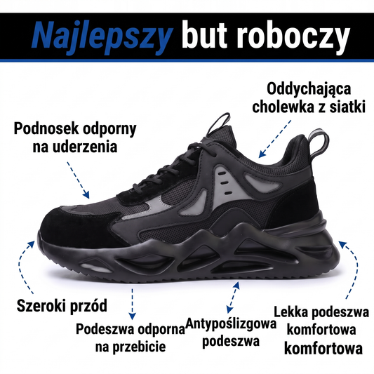 buty robocze - infografika produktu