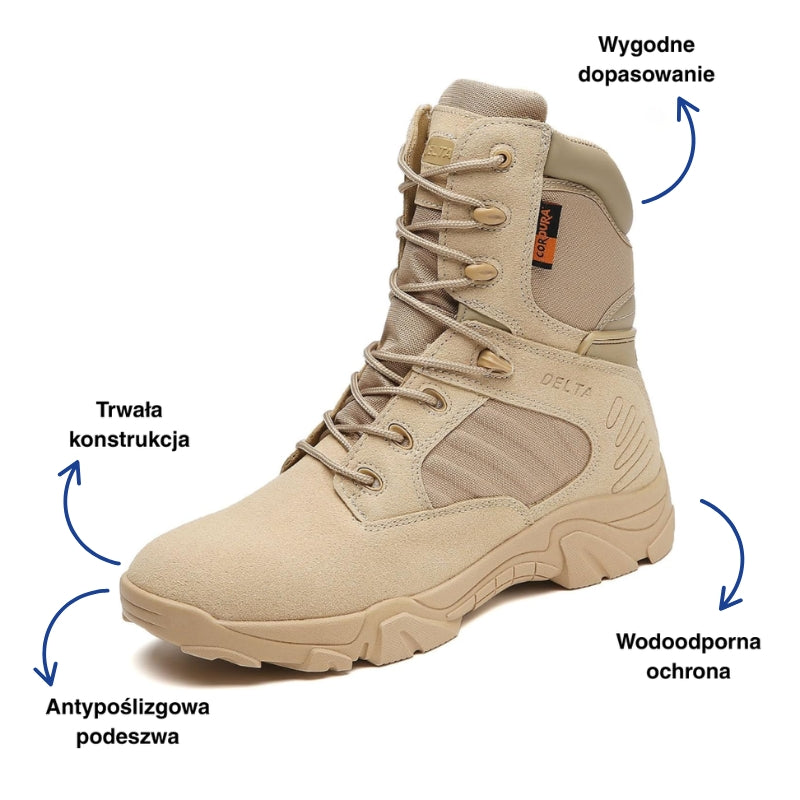 Męskie buty wojskowe – Wodoodporne – Outdoor