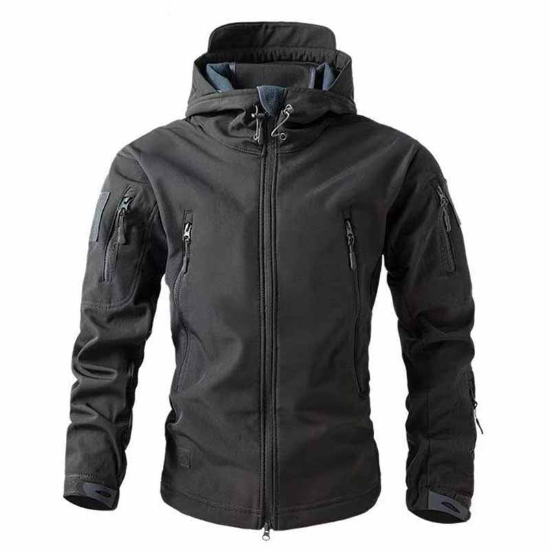 Kurtka Softshell Taktyczna – Wodoodporna Wiatroszczelna – Męska Outdoor