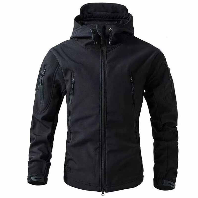 Kurtka Softshell Taktyczna – Wodoodporna Wiatroszczelna – Męska Outdoor
