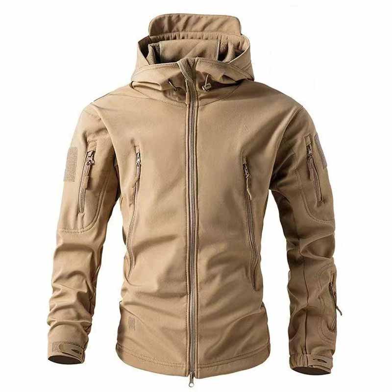 Kurtka Softshell Taktyczna – Wodoodporna Wiatroszczelna – Męska Outdoor