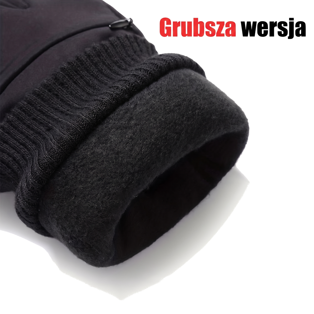 Rękawice narciarskie męskie wiatroszczelne z ekranem dotykowym
