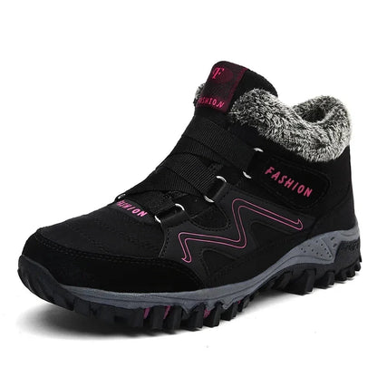 Wodoodporne buty zimowe damskie trekkingowe