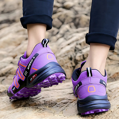 Buty trekkingowe damskie lekkie ze szybkim sznurowaniem