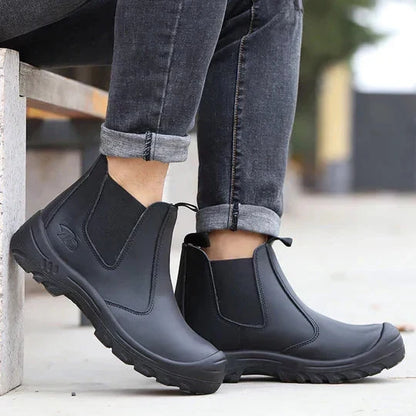 Buty robocze męskie wsuwane z podnoskiem ochronnym