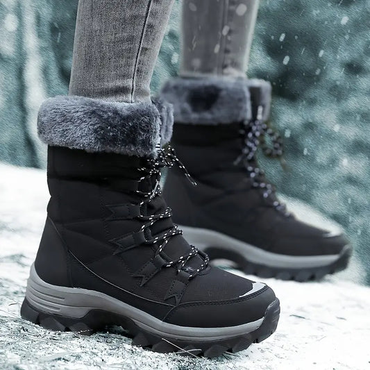 Buty zimowe – wodoodporne ciepłe – damskie śniegowce