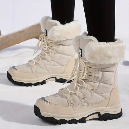 Buty zimowe – wodoodporne ciepłe – damskie śniegowce