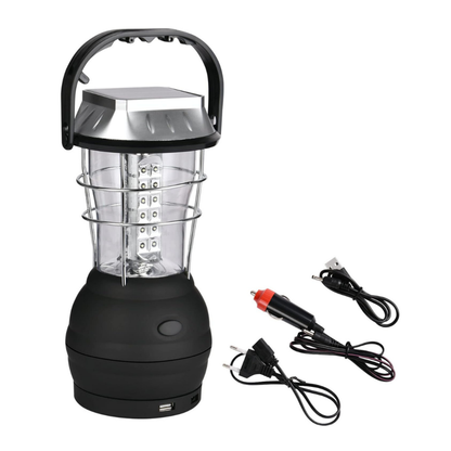 Lampa Solarna – Latarka Kempingowa – Ładowarka USB