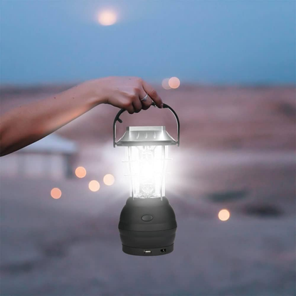 Lampa Solarna – Latarka Kempingowa – Ładowarka USB