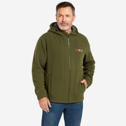 Kurtka Polarowa – Ciepła Bluza z Kapturem – Płaszcz Outdoorowy