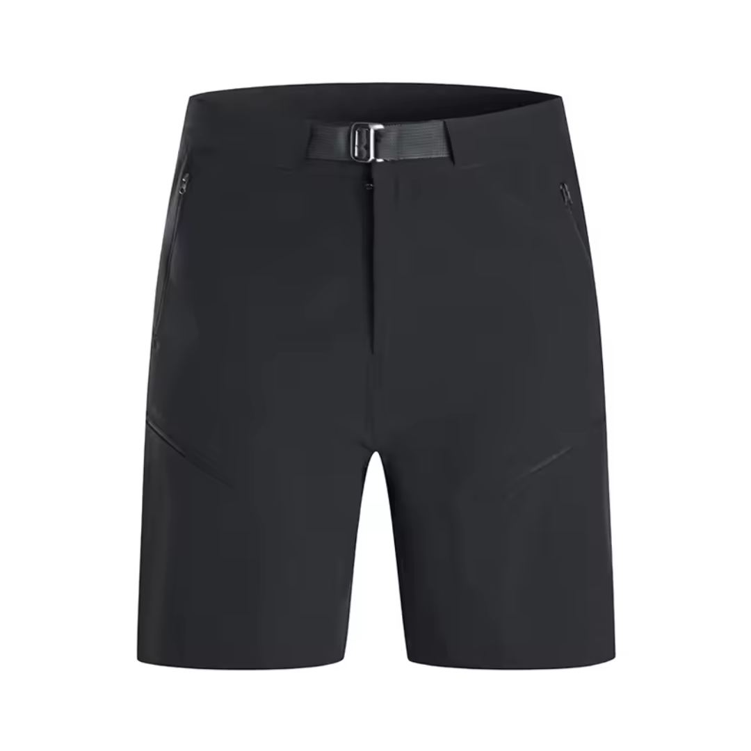 Męskie Spodenki Trekkingowe Slim Fit ze Streczem – Szybkoschnące – Kieszenie na Zamek