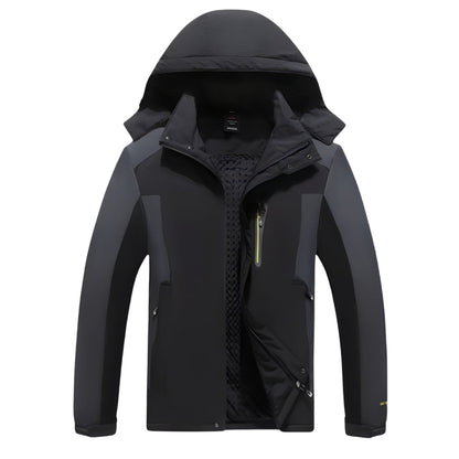 Kurtka Softshell – Męska Wodoodporna – Zimowa Outdoor