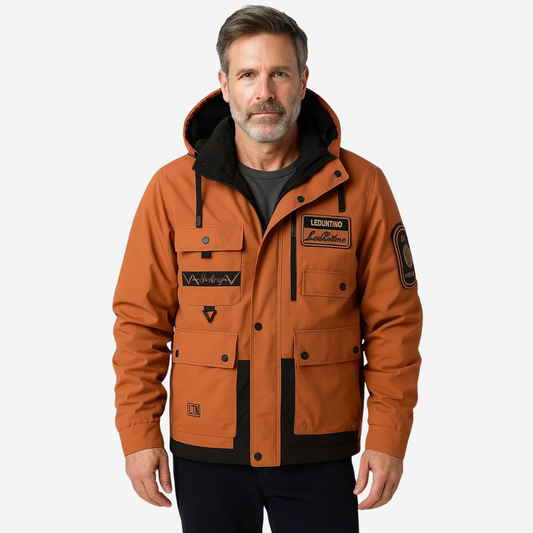 Kurtka Zimowa – Męski Płaszcz – Parka Outdoorowa
