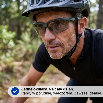 Fotochromowe okulary przeciwsłoneczne – sportowe, UV400