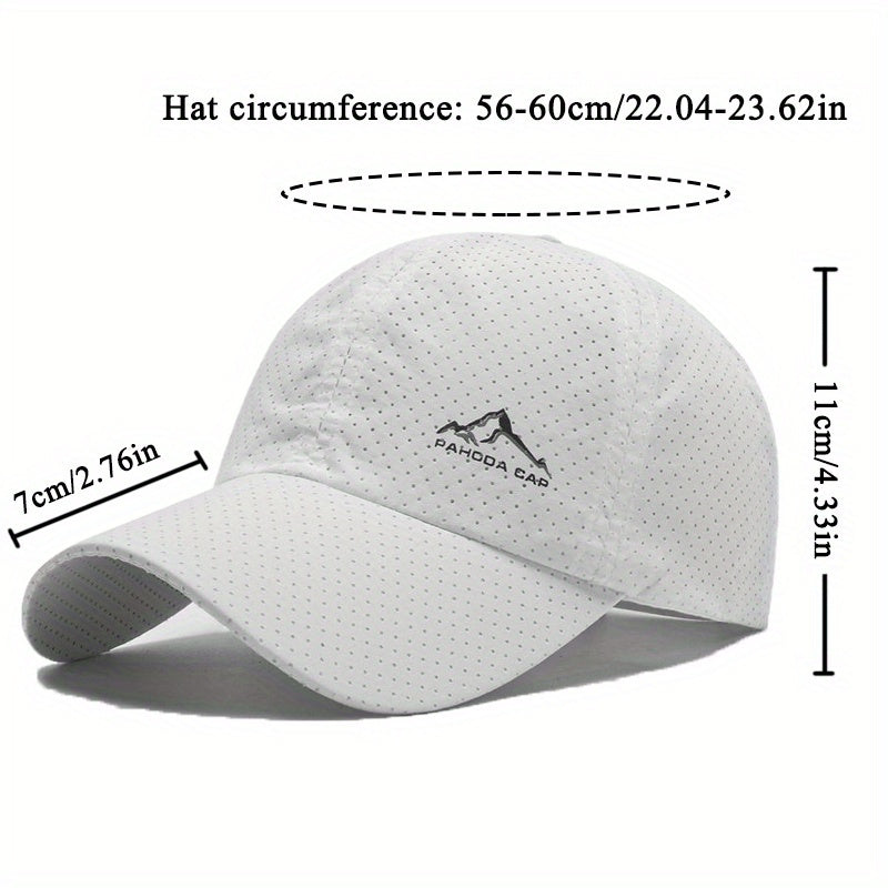 Czapki Bejsbolowe 2-Pak - Szybkoschnące - Perforowany Design