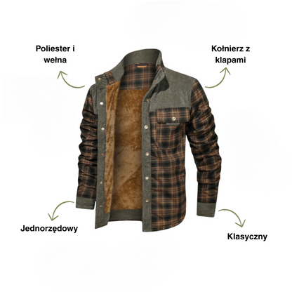 Kurtka w kratę – Outdoor – Mężczyzna