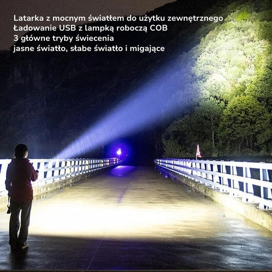 OutdoorCenter – Wojskowa latarka – 5000 lumenów