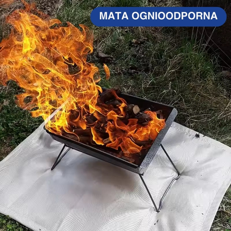 Mata ognioodporna – Ochrona pod grill i palenisko