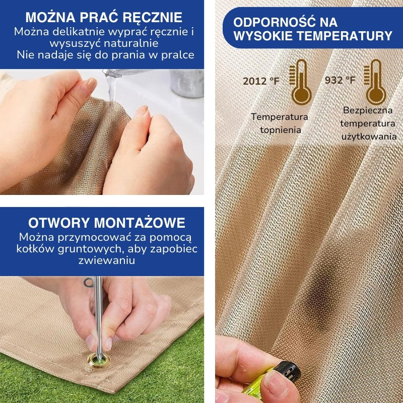 Mata ognioodporna – Ochrona pod grill i palenisko