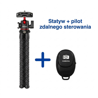 Elastyczny statyw ośmiornica – statyw do telefonu i aparatu – statyw typu gorilla