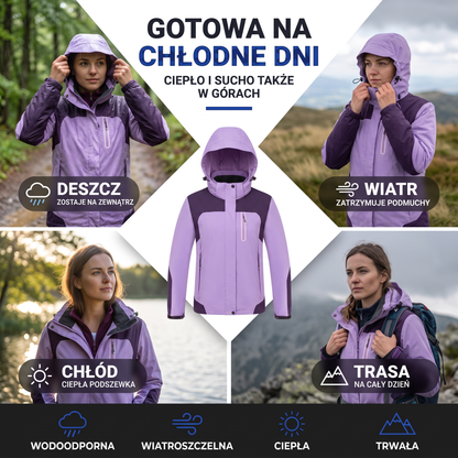 Kurtka przeciwdeszczowa damska 5000 mm - ochrona w każdą pogodę