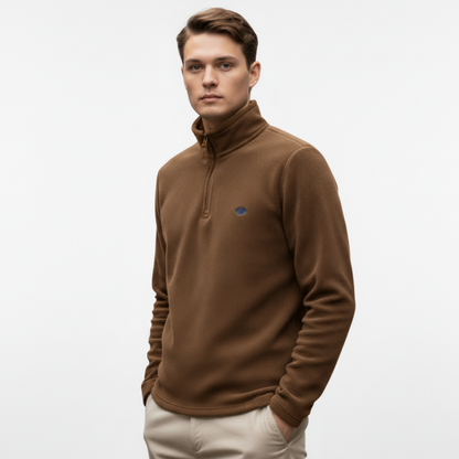 Polar męski half-zip z dwustronnego fleece