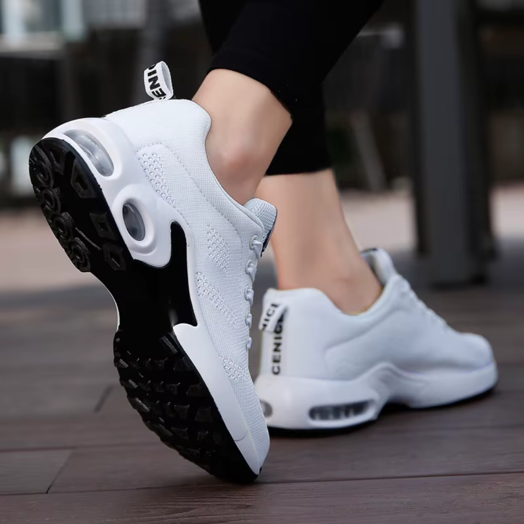 Sneakersy damskie z poduszką powietrzną, oddychające