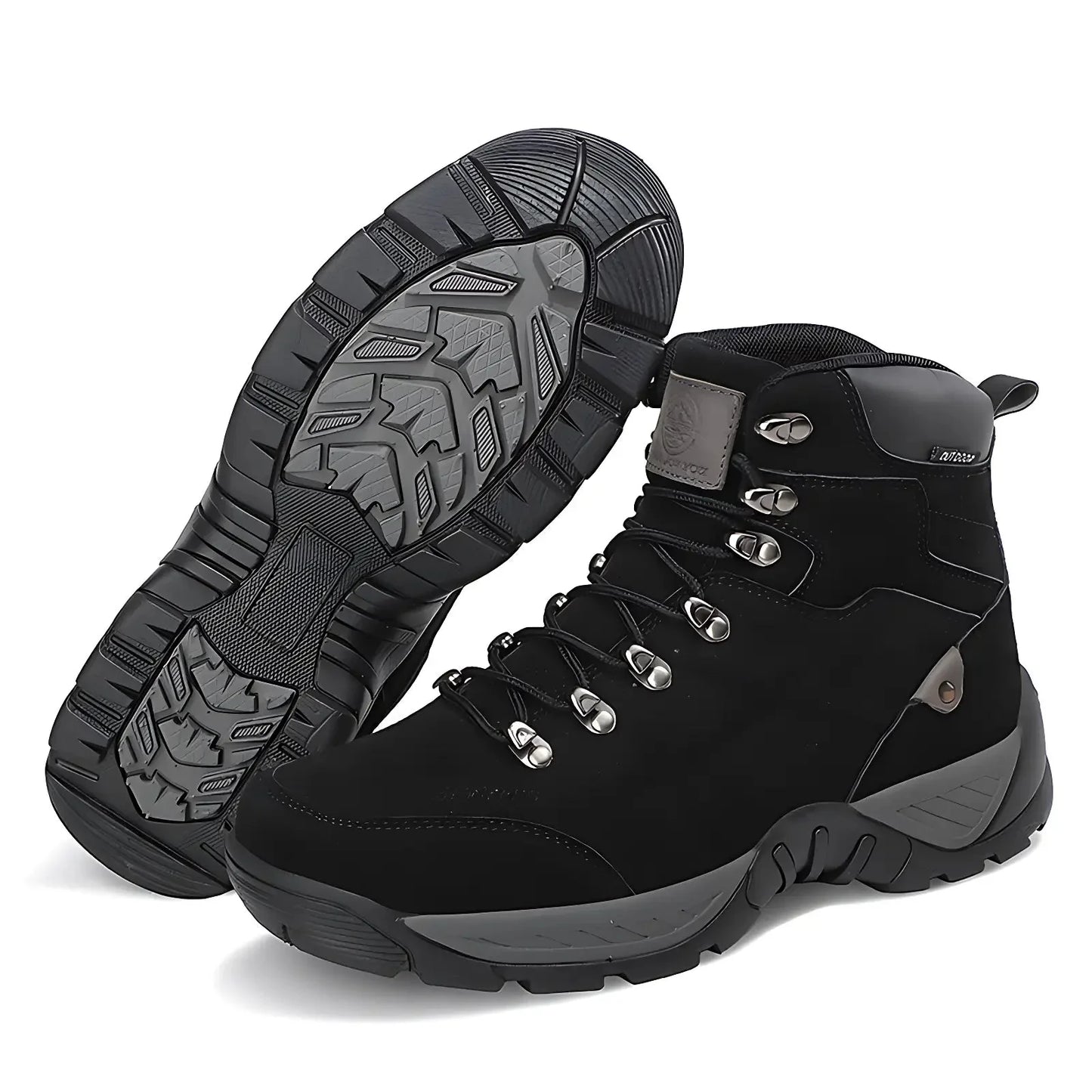 Buty trekkingowe męskie za kostkę z głębokim bieżnikiem