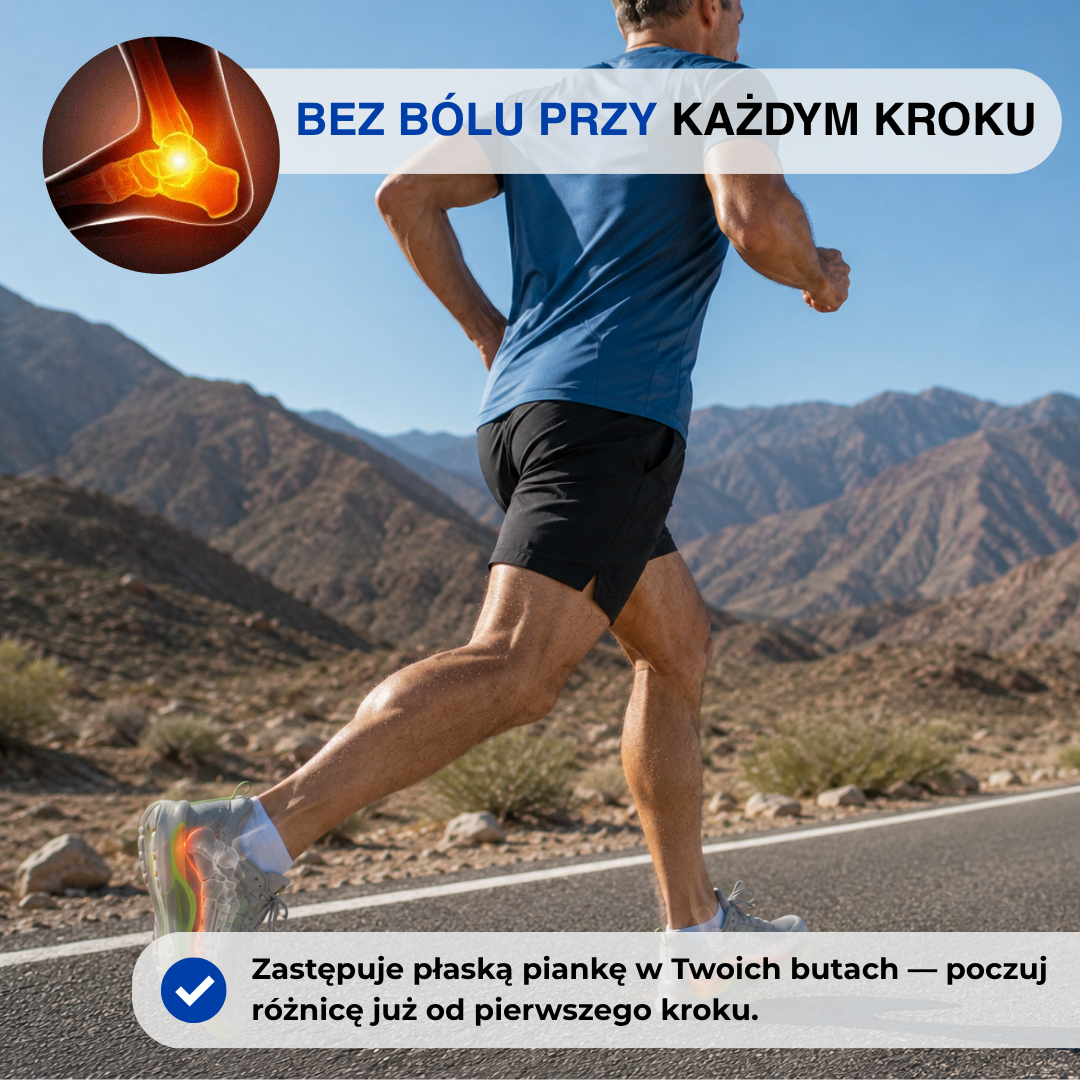 Ortopedyczne Wkładki do Butów – Wsparcie Łuku Stopy – Optymalna Amortyzacja