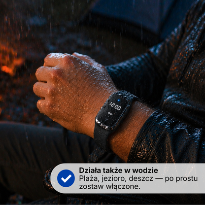 Ultradźwiękowa opaska przeciw komarom – bez chemii, z wyświetlaczem LED