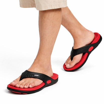 Męskie klapki z efektem masażu – antypoślizgowe – szybkoschnące