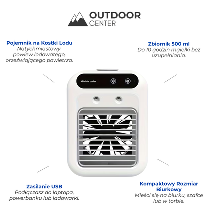 Przenośna Klimatyzacja - Wentylator - Chłodzenie na Gorące Letnie Dni