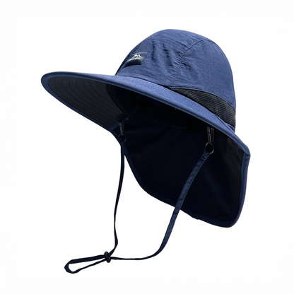 Kapelusz przeciwsłoneczny unisex – Szerokie rondo – Z osłoną na kark